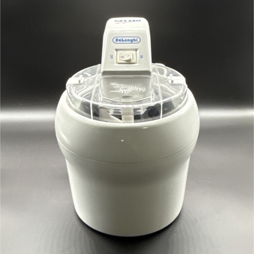 De'Longhi Gelato Supreme - White, Clear Lid & Mixing Paddle*TESTED WORKING*